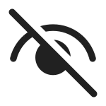 Eye Hide SVG Icon